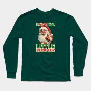 I Want You!Cute Santa's Helper Long Sleeve T-Shirt